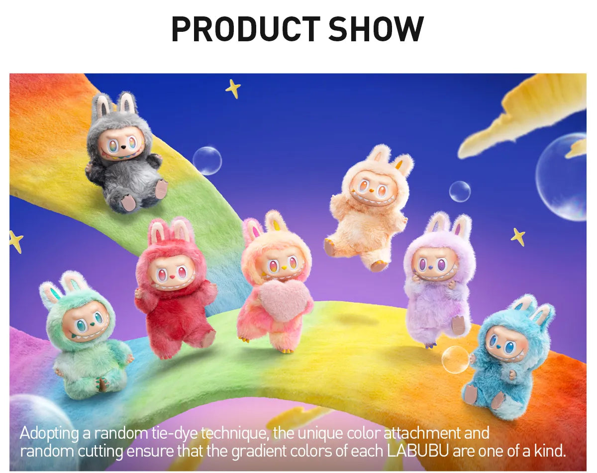 Genuine Pop Mart Labubu The Monsters Big into Energy Series Serenity Vinyl Plush Pendant