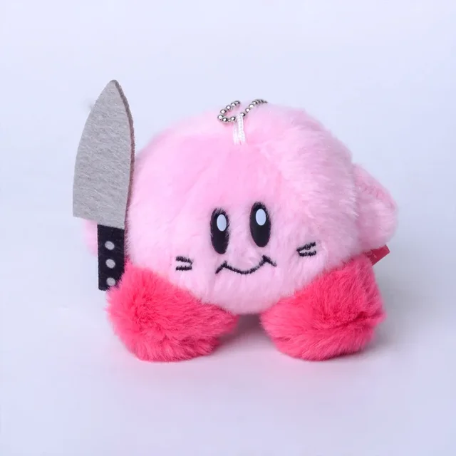 Kirby Keychain Pendant Cartoon Nintendo Games 30Th Anniversary Limited Style Bag Decor Kirby Plush Pendant Keychain Child Gift