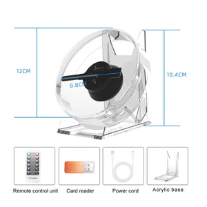 3D Fan Hologram Projector Desktop LED Sign Holographic Lamp Player Remote Display Support Images And Video