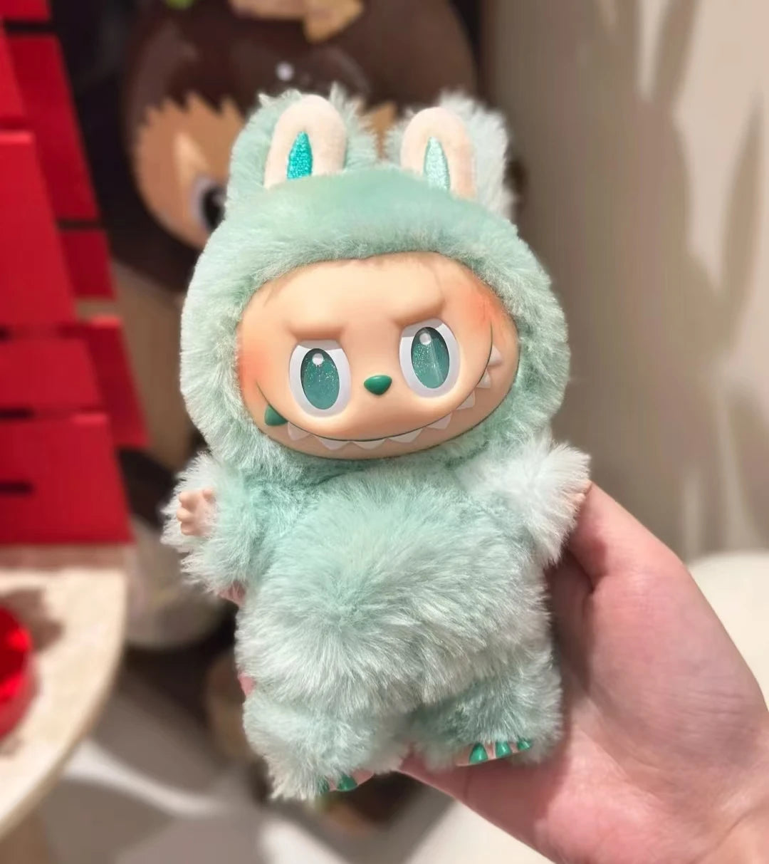 Genuine Pop Mart Labubu The Monsters Big into Energy Series Serenity Vinyl Plush Pendant