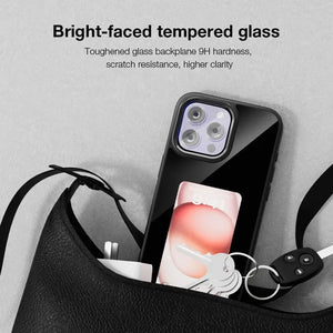 Slim profile NFC E-Ink phone case with smart display