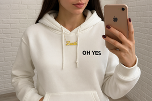 Oh Yes Thick Loose Women Hoodies Pullover (LIMITED SALE)