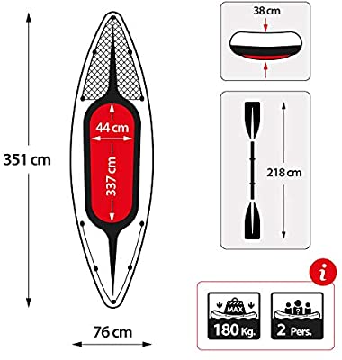 Intex Inflatable Boat Kayak Set