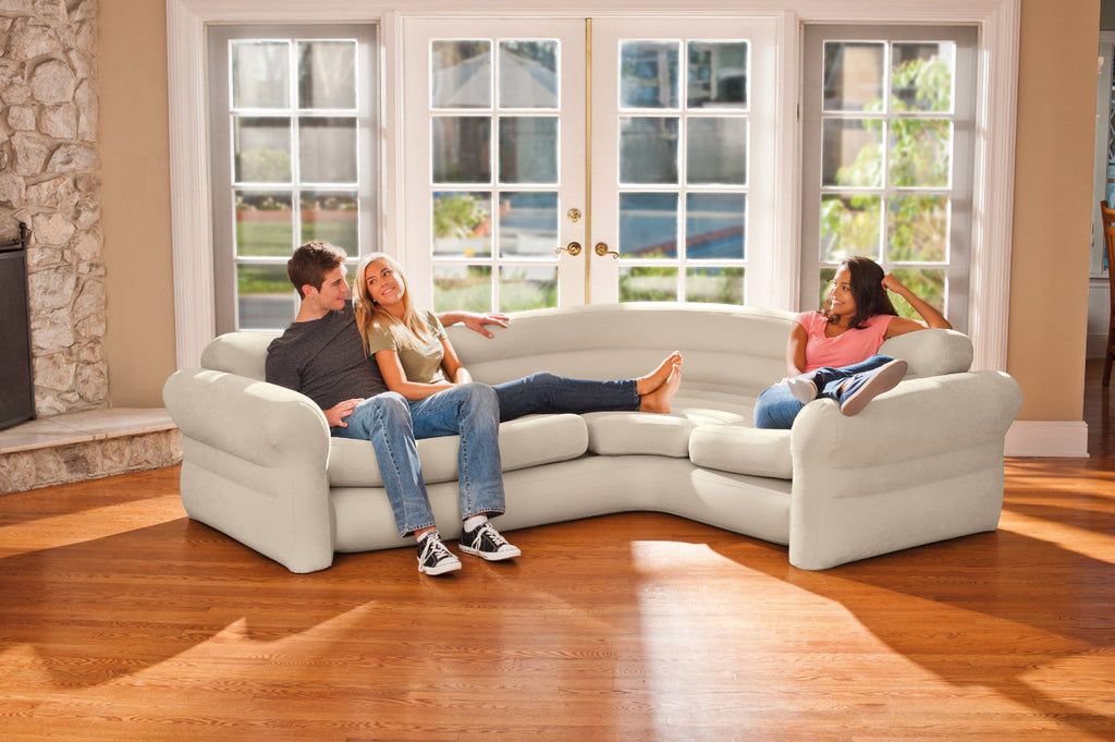 Comfort and Versatility with our Inflatable Corner Couch Sofa Bed Sectional!