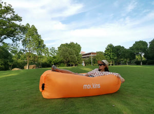 New Inflatable Lounger Sofa Couch Beach Chair/ Water Raft Floaty With Travel Bag and Pockets