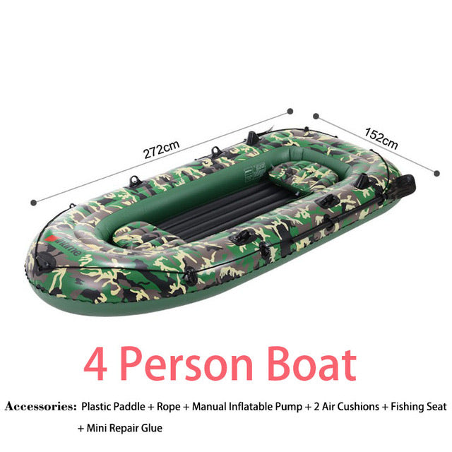 5 Person Inflatable Dinghy Raft Boat