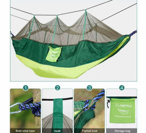 2 Person Ultralight Outdoor Camping Hammock Sleep Swing