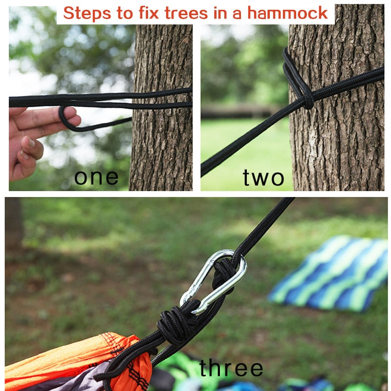 2 Person Ultralight Outdoor Camping Hammock Sleep Swing