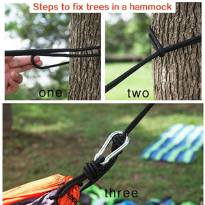 2 Person Ultralight Outdoor Camping Hammock Sleep Swing