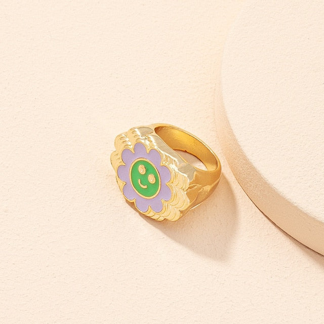 Get Your Style in Full Bloom with Golf Le Fleur Inspired Flower Rings!