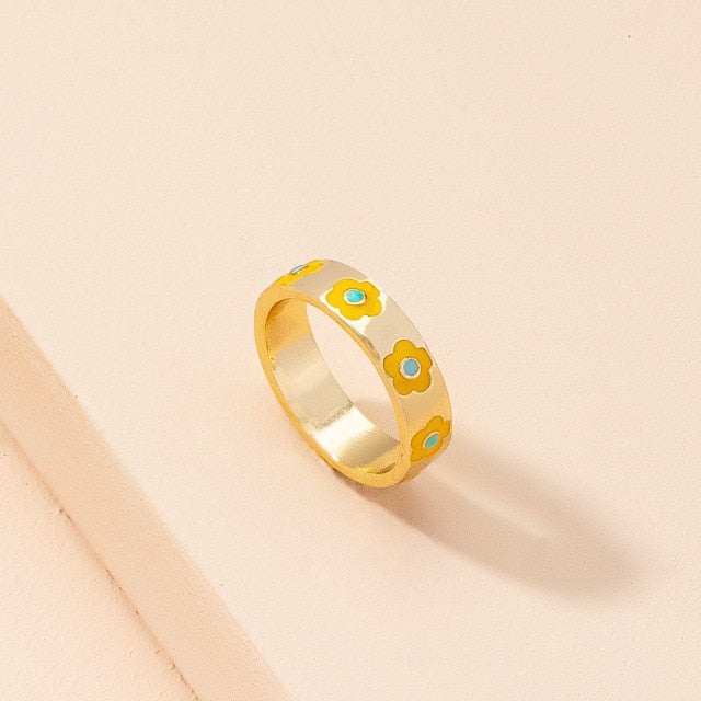 Get Your Style in Full Bloom with Golf Le Fleur Inspired Flower Rings!