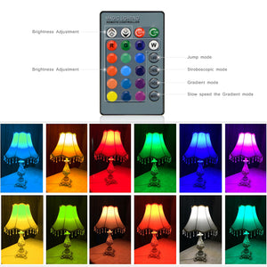 16 Color Changing Magic LED Night Light Lamp Dimmable